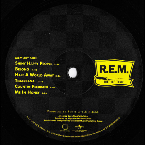 R.E.M. - Out Of Time (2016) [1LP] 180g