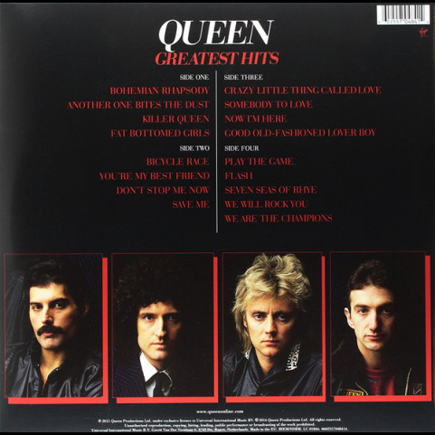 Queen - Greatest Hits (2016) [2LP] 180g