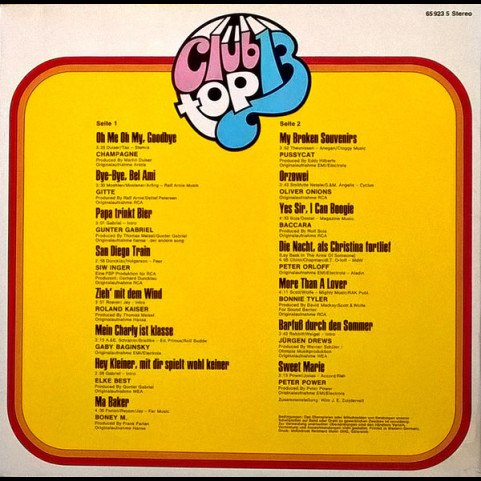 Various - 15 Top Hits - Aktuellste Schlager Aus Den Hitparaden Juli/August '77 (1977) [1LP]