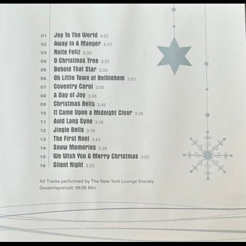 New York Lounge Society, The - Christmas Chill (Smooth Winter Moods) (2010) [1CD]