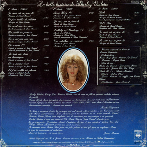 Jeane Manson - La Belle Histoire De Shirley Violette  (1981) [1LP]
