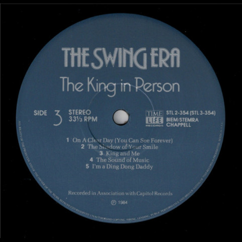 Various - The Swing Era  The King In Person (1984) [3LP] BOXSET