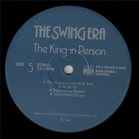 Various - The Swing Era  The King In Person (1984) [3LP] BOXSET