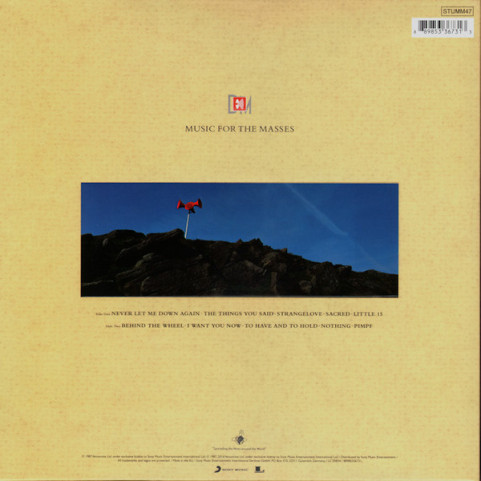 Depeche Mode - Music For The Masses (2016) [1LP]