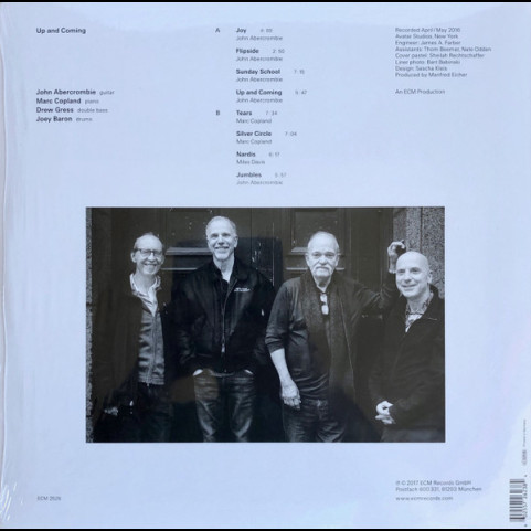 John Abercrombie Quartet - Up And Coming (2017) [1LP] 180g