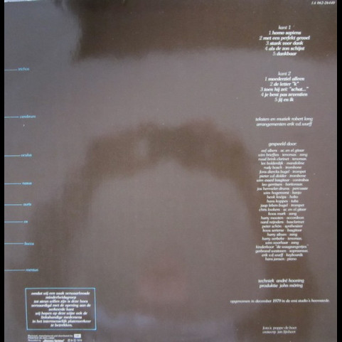 Robert Long - Homo Sapiens (1979) [1LP]