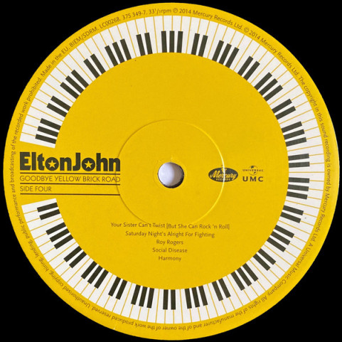 Elton John - Goodbye Yellow Brick Road (2014) [2LP] 180g