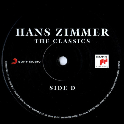 Hans Zimmer - The Classics (2017) [2LP] 180g