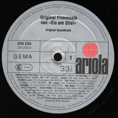 Various - Eis Am Stiel - Original Soundtrack (1978) [1LP]